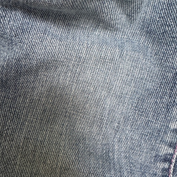 Disney Little Einstein 4T Girls Blue Denim Jeans Capris with Floral Embroidery - Picture 6 of 12